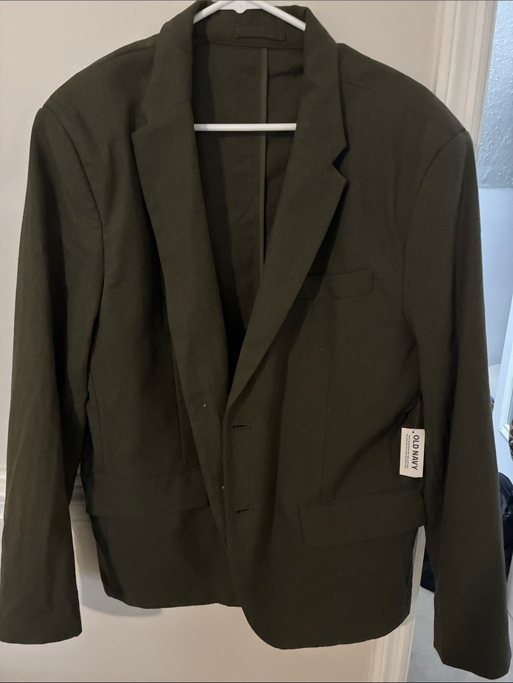 Old Navy Men's Dark Olive Green Shirt Jacket